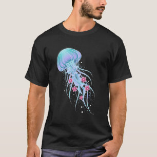 Camiseta Medusa Soñadora con Acentos Florales Criatura para