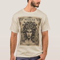 Medusa Vintage Mitología Griega Arte Gorgona