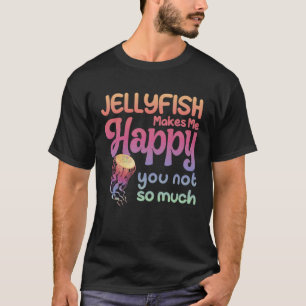 Camiseta Medusas Animales Oceánicos Tanque De Acuario Peces