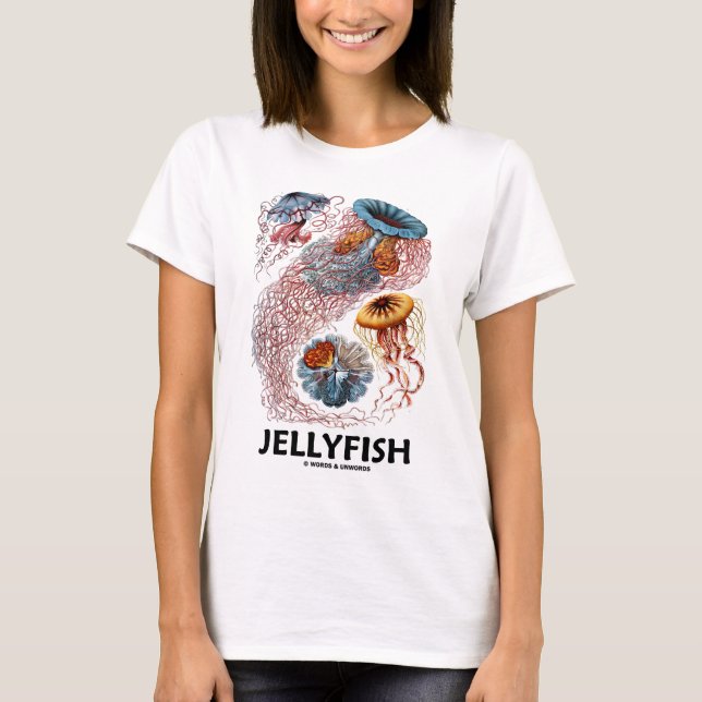 Camiseta Medusas (Artforms de Ernesto Haeckel de la (Anverso)