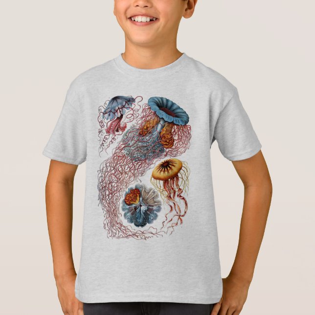 Camiseta Medusas de Haeckel (Anverso)