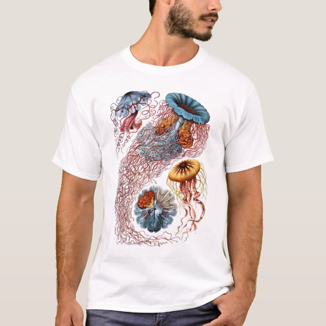 Camiseta Medusas de Haeckel (Anverso)