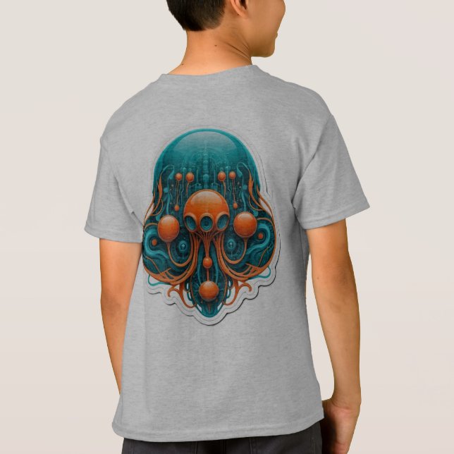 Camiseta Meduza futurista (Reverso)