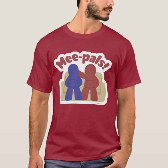 Camiseta Mee Pals Funny Meeple Gamer Friends Personalizado (Anverso)