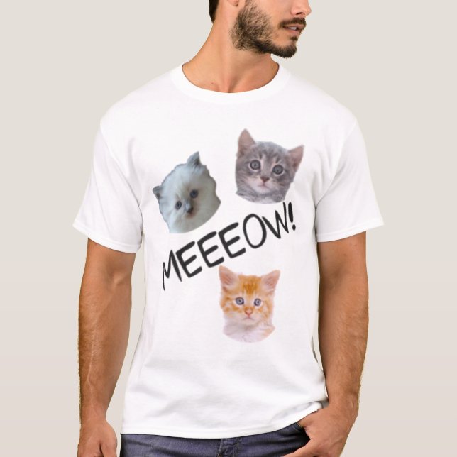 Camiseta ¡Meeeow! (Anverso)