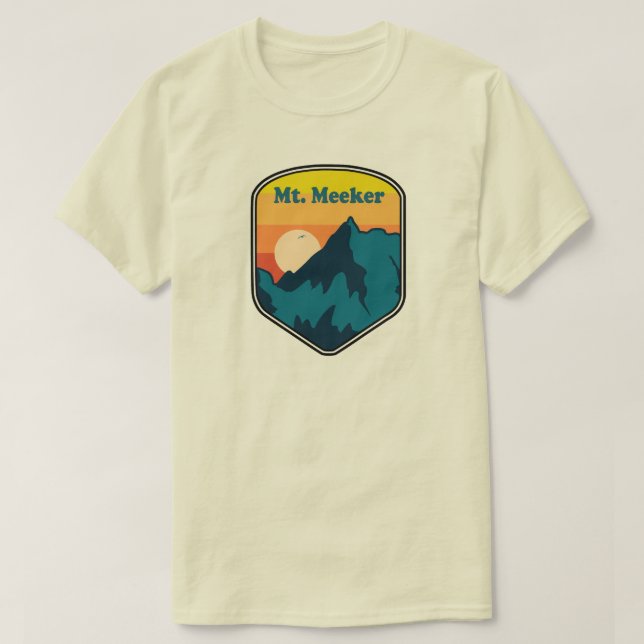 Camiseta Meeker Colorado Sunrise (Diseño del anverso)