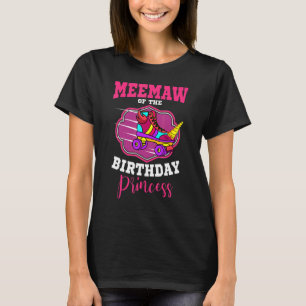 Camiseta Meemaw De La Princesa Nacida Patinadora