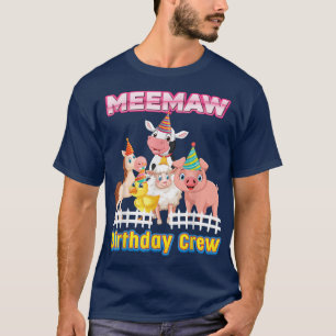 Camiseta Meemaw De Las Mamáes De Animales Agrícolas De La T