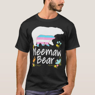 Camiseta Meemaw Lgbt Bear Transgender Rainbow Lgbt Gay Lesb