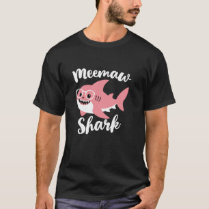 Camiseta MeeMaw Tiburón Día de la Madre Abuela Divertida Me