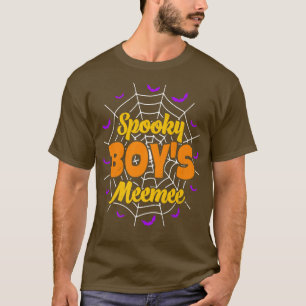 Camiseta Meemee Mom de Spooky Boy Spooky Halloween Costume 