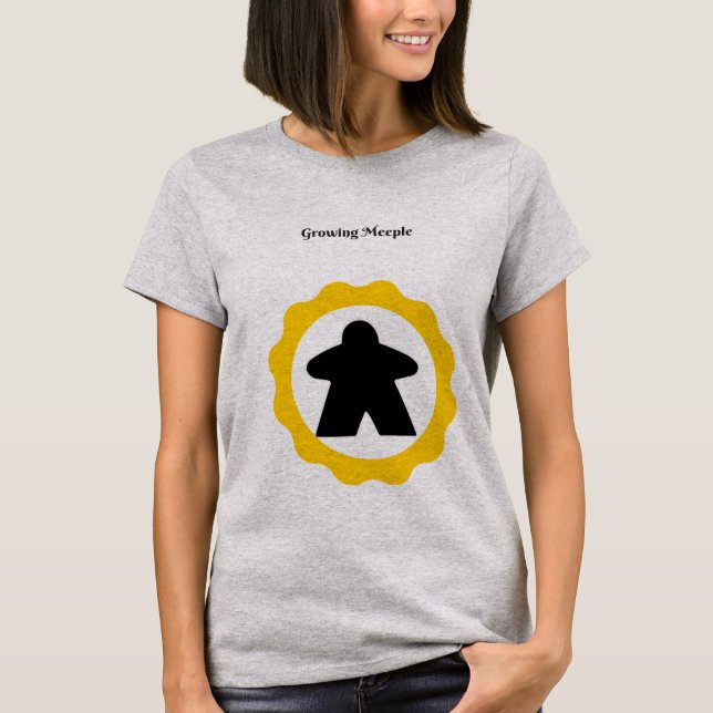 Camiseta Meeple creciente (Anverso)