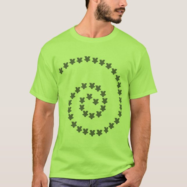 Camiseta Meeple espiral Basic (Anverso)
