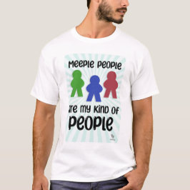 Camiseta Meeple People Diversión juego de mesa de eslogan n