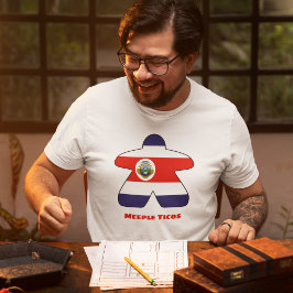 Camiseta Meeple Ticos (Costa Rica) Mens Shirt