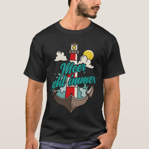 Camiseta Meer geht immer Leuchtturm mit Mwen