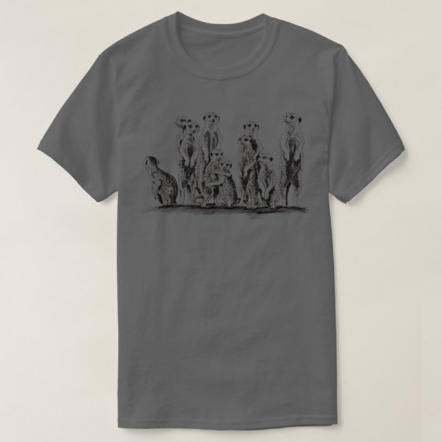 Camiseta meerkat 4 (Diseño del anverso)