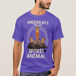 Camiseta Meerkat animal de espíritu africano