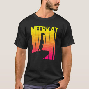 Camiseta Meerkat Animal Retro Costume
