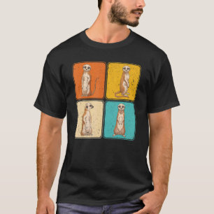 Camiseta Meerkat animal zoológico pop cute Africa