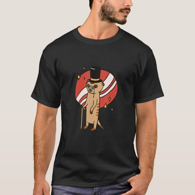 Camiseta Meerkat Animals Elegant (Anverso)