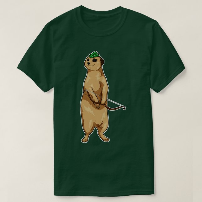 Camiseta Meerkat Archer Bow (Diseño del anverso)