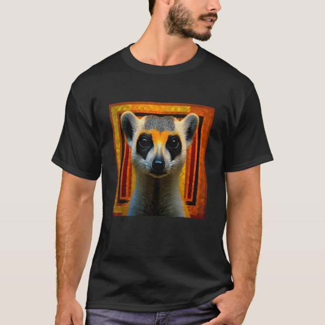 Camiseta Meerkat Artwork Animal Meerkat 2 (Anverso)