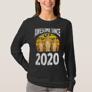 Camiseta Meerkat asombroso desde el 2020 segundo cumpleaños