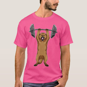 Camiseta Meerkat Bodybuilding Barbell