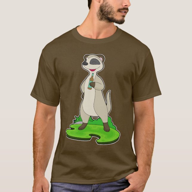 Camiseta Meerkat Bottle Beer (Anverso)