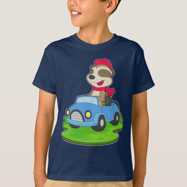Camiseta Meerkat Car (Anverso)
