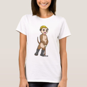 Camiseta Meerkat como minero con paquistaní