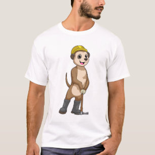 Camiseta Meerkat como minero con paquistaní