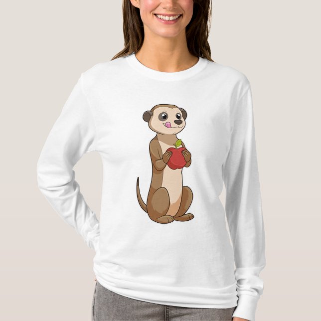 Camiseta Meerkat con Apple (Anverso)