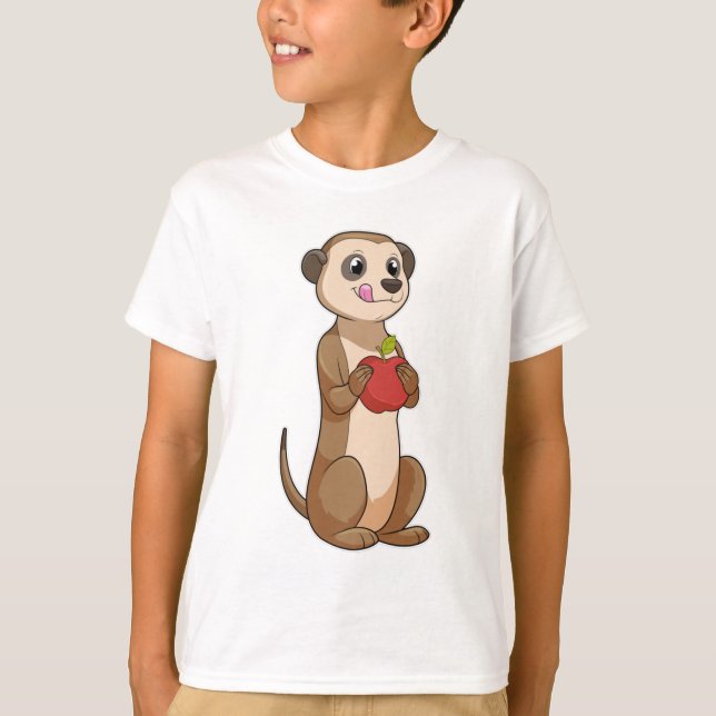 Camiseta Meerkat con Apple (Anverso)