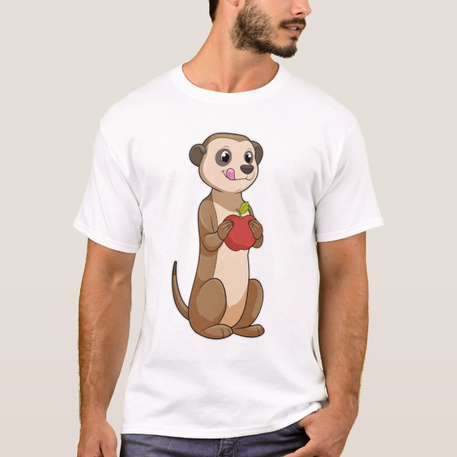 Camiseta Meerkat con Apple (Anverso)