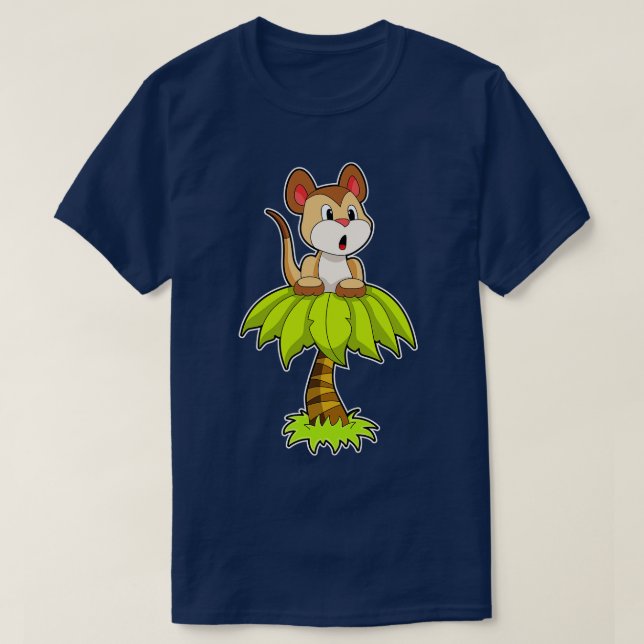 Camiseta Meerkat con árbol (Diseño del anverso)