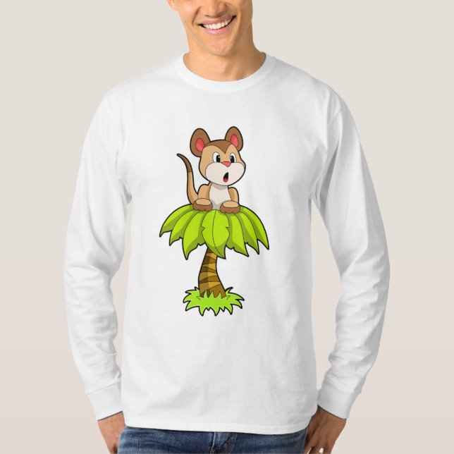 Camiseta Meerkat con árbol (Anverso)