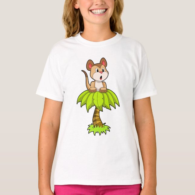 Camiseta Meerkat con árbol (Anverso)