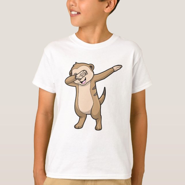 Camiseta Meerkat con baile de hip hop (Anverso)
