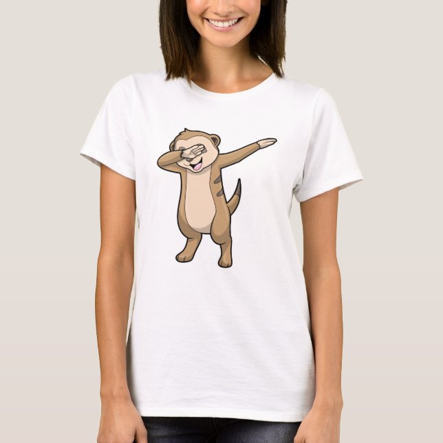 Camiseta Meerkat con baile de hip hop (Anverso)