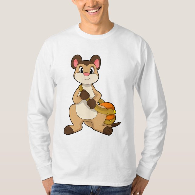 Camiseta Meerkat con bolsa (Anverso)