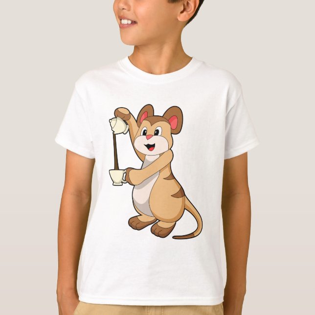 Camiseta Meerkat con café y café.PNG (Anverso)