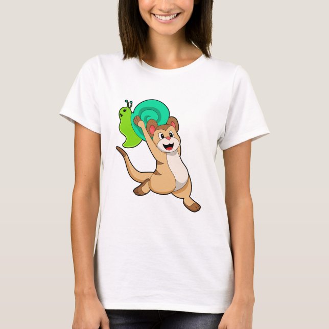 Camiseta Meerkat con caracol.PNG (Anverso)