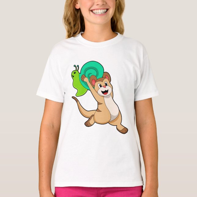 Camiseta Meerkat con caracol.PNG (Anverso)
