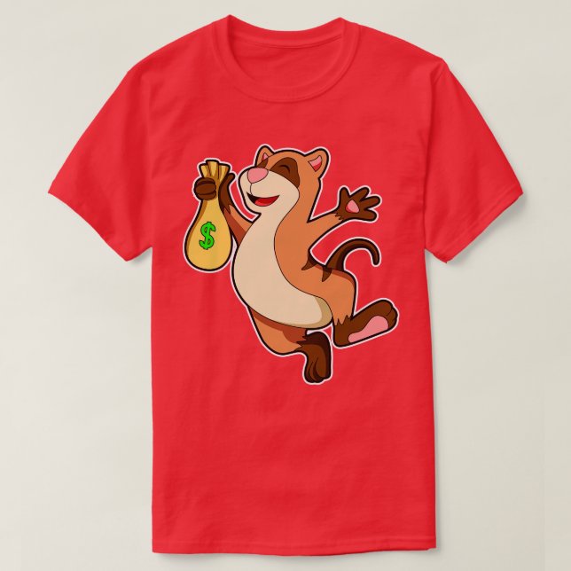Camiseta Meerkat con cartera (Diseño del anverso)