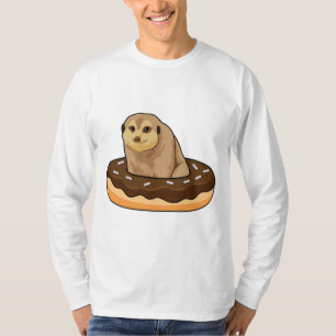 Camiseta Meerkat con Donut