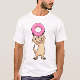 Camiseta Meerkat con Donut