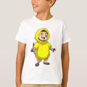 Camiseta Meerkat con el abrigo