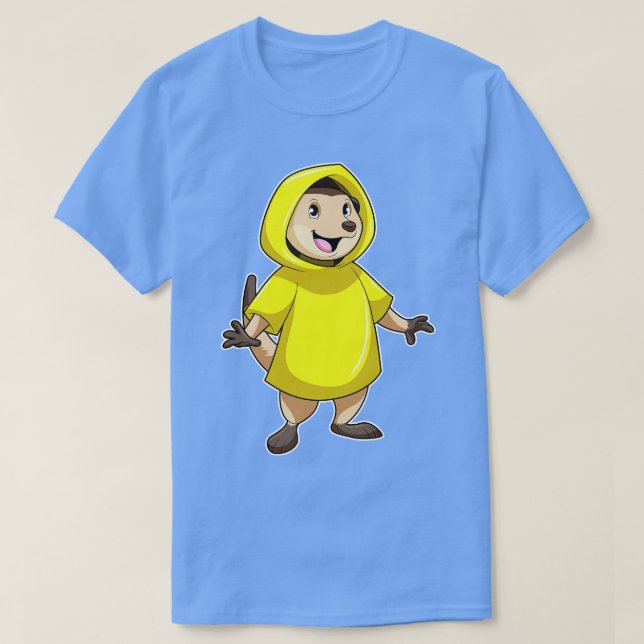Camiseta Meerkat con el abrigo (Diseño del anverso)